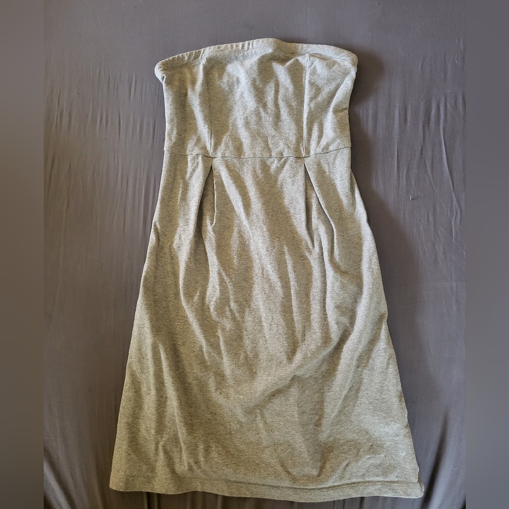 Strapless casual summer dress